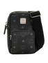 Mini Visetos Crossbody, &pound;250, Handbags, Black, Leather, Front view
